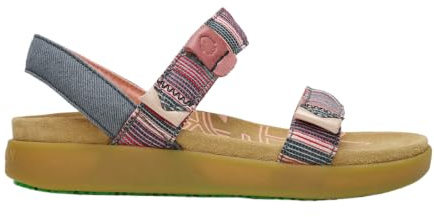 Satorisan - Kona Raffia - Sandalen Damen - Flache Leder und Textil Sandalen - Bequem, Nachhaltig und Dauerhaft