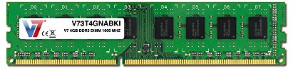 V7 4GB DDR3 1600 MHz DIMM PC3-12800 Módulo de memoria portátil