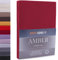 DecoKing Drap-Housse 80x200-90x200 cm 100% Coton Peigné Jersey Doux Drap Housse 80x200cm - 90x200cm Bordeaux Amber