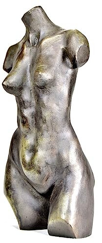 Skulptur von Lluis Jordà, Kaltguss-Bronze, kleiner weiblicher Torso