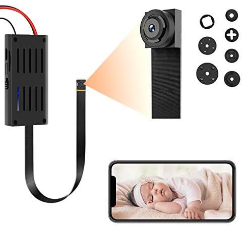 Mini Kamera, 1080P Videorecorder Tragbare Klein IP Kamera P2P Drathlos mit Bewegungsmelder, App Steuerung für IOS und Android MEHRWEG