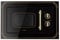 Klarstein Victoria 20 - microonde montabile, design retrò, 20 L, 800 W microone/1000 W griglia, 3 funzioni griglia/microonde combinate, Acciaio inox, Include telaio di montaggio, nero