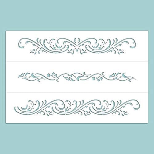 Zita`s Creative Schablone 19,5x30cm - Tendrils. Schablone, Stencil