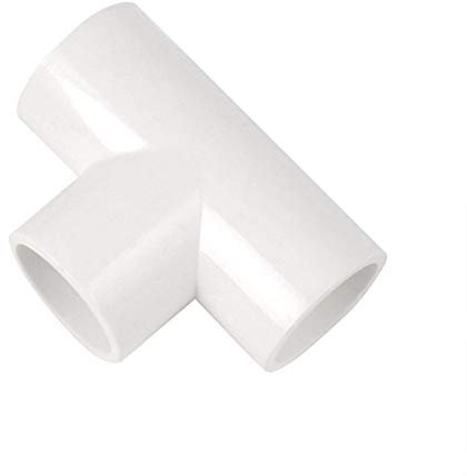 Gardening Will 10 Stück 3-Wege-Tpye 25 mm robuste PVC-Armaturen Möbelbau Gewächshaus-Verbinder