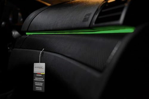 ambitrim® Digital LED einfarbig Ambientebeleuchtung passend für BMW 3er E46 Armaturenbrett