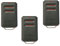 Lot de 3 télécommandes Garage Original Erreka Luna, 2 canaux, 433 MHZ, compatible avec Erreka Reson (Attention !!! Lire comme suit toute la description de l'article