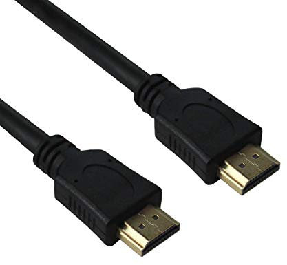 121AV HDMI Cable 2.5M High-Speed, HD HDMI v1.4 Cable, Ethernet Gold Plated Supports Full HD Formats with Audio Return Channel, 19 Pin Round Male to Male Lead