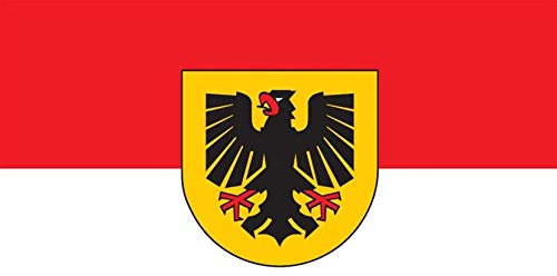 Flagge Dortmund Stadt Fahne 90x150 cm Hissfahne Fahnen Stadtfahne