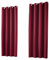 heimtexland ® 1 Paar Thermo- Verdunklungsgardinen Ösenschal Vorhänge Verdunkelnd Isolierend Blickdicht Verdunkelungsvorhänge HxB 145x135 Bordeaux Rot Typ139