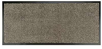 WohnDirect Fußmatte 58x180 cm Taupe – Küchenläufer, rutschfest | Küchenläufer vor Herd, Spüle & Arbeitsplatte, auch für lange Flure | rutschfest, waschbar