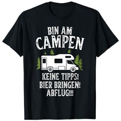 Camping Caravan Van Wohnmobil Vintage im Wohnwagen T-Shirt