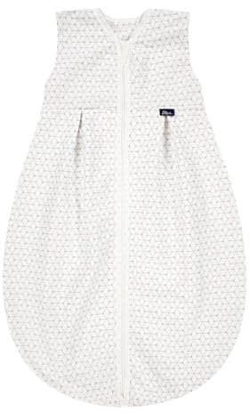 Alvi Kugelschlafsack Molton Sommerschlafsack | Babyschlafsack ärmellos 100% Baumwolle | Unwattierter Außensack | Leichter Baumwoll-Schlafsack