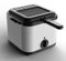 PanHuiWen Small Deep Fat Fryer 2.5l Deep-Fat Fryer Easy Clean Compact Chip Fryer Stainless Steel, Adjustable Temperature Control