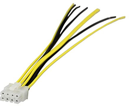 YONGJIANGXIA 8-Pin Speaker High Level Input Plug Compatible with Alpine Amplifier MRV MRP V12 V-Power Flex