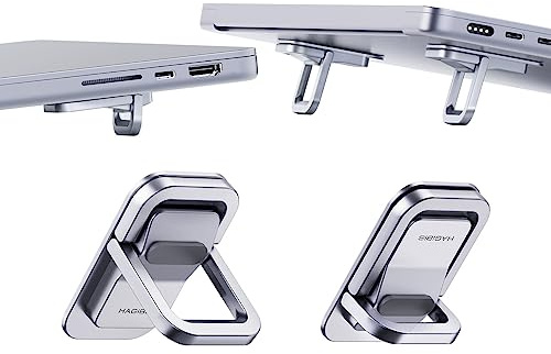 Hagibis Support d'ordinateur Portable réglable en Hauteur pour Bureau, rehausseur Portable Invisible pour Ordinateur Portable, Support Ergonomique pour Clavier d'ordinateur Portable, Support de