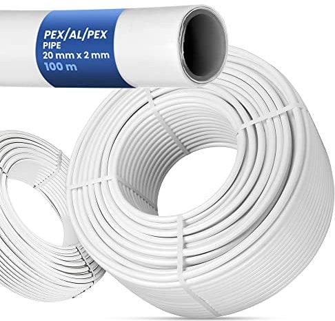 PEX/AL/PEX-Rohr Mehrschicht-Fußbodenheizung Wasserinstallationssysteme 20 x 2 mm / 100 m Langlebig für den Innen- und Außenbereich 3 Schichten