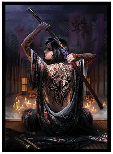 Fantasy North - Spider - 100 Smooth Matte TCG Sammelkartenhüllen - Passend für Magic MTG Commander Pokemon und andere Kartenspiele - Spielkartenhüllen