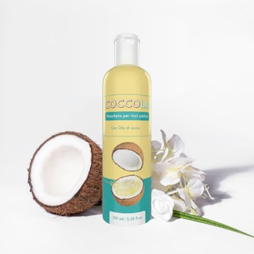 Lockige Haarmaske mit Keratin und Kokosöl, gegen Frizz, entwirrend und feuchtigkeitsspendend, für trockenes, beschädigtes oder krauses Haar, 200 ml AlohaLabs