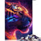 1000 Teile Puzzles für Erwachsene Mystic Tiger Nebula Puzzle für Kinder Kartonpuzzle Spielzeug Intellektuelles Spiel (Größe 26x38cm)