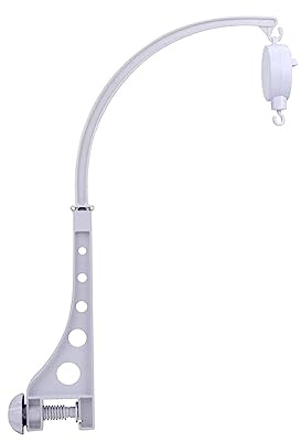 Harilla Krippe Mobile Arm Halterung Kinder Bett Halterung Baby Bett Stent Dekoration Spielzeug Ornamente Drehbare Baby Krippe Mobile Arm für Bett Kleinkind, ohne Kreuz