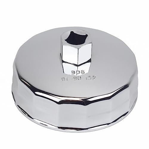 YZYUN Chiave per filtro olio, 91 mm/90 mm, 15 scanalature, per Toyota Bluebird, strumento di rimozione del tappo del filtro dell'olio