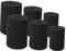 Ciieeo 6st Zylindrischer Schwamm Becherwendereinsatz Tumbler-wendemaschine Dreher Schwarze Tassen Becherwender Schaumstoff Becherwenderschwamm Zylinder Flexibel Rotieren Haushaltsgeräte