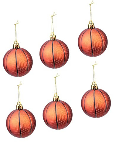 OFFSCH 6 Kleine Weihnachtskugeln Aus Kunststoff Hübsche Ornamente Für Weihnachtsbaumdekoration Und Partys Zu Hause