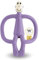 Matchstick Monkey - Beißring Affe Original - Baby Zahnungshilfe - weiche Noppen massieren wundes Zahnfleisch - Silikon BPA-frei - Greifling für Zahnen - ab 3 Monaten - lila