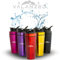 Valanzed Shaker in acciaio inox 900 ml colore rosso. Per frullati proteici, shaker, mixer. Sistema di miscelazione anti-grumi. Inodore Facile da lavare (ROSSO)