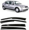 IKC Store Windabweiser für Opel Astra G 1998 1999 2000 2001 2002 2003 2004 Windabweiser Auto Seitenfenster Visier Vent Shade Regenschutz Hellschwarz 4 Stück