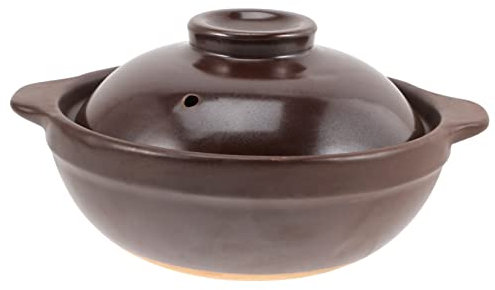 MAGICLULU Outils Marmite à Ragoût Le Potage Batterie De Cuisine Japonaise Marmite En Cocotte Ustensiles De Cuisine Ménagers Cocotte En Terre Cuite Donabe F Argile Céramique