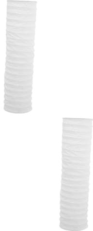 STOBAZA 2st Stehlampenschirme Aus Papier Astetische Raumdekoration Stehlampe Aus Reispapier Lampenschutz Für Zu Hause Tischdekoration Eisen Einfach Die Glühbirne Weiß