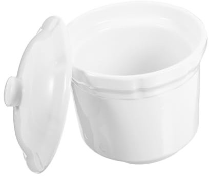 Cabilock Olla De Cerámica Taza Para Hornear Olla Pequeña De Cerámica Taza Humeante De Porcelana Olla De Barro Olla Caliente Moldes De Cerámica Shabu-shabu Nido De Pájaro