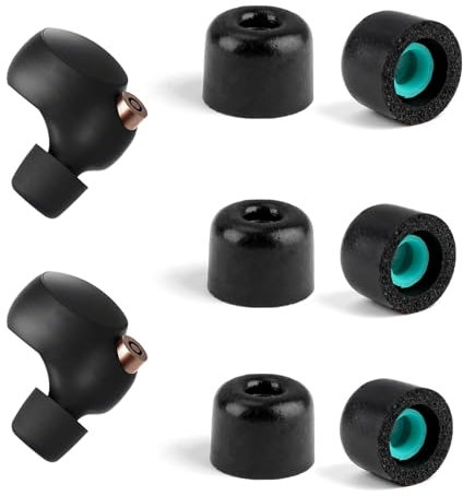 3 Paia Gommini Auricolari Memory Foam, Memory Foam Ear Buds Compatibili con Sony WF1000XM5 WF1000XM4 WF1000XM3, Kit di Ricambio per Cuffie Sony AR Piece Foam Tips per WFSP900 WI1000X WF WI Serie XBA