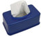DIVCHI Tissue Box Holder Rectangular Wipe Box With Removable Cover Tissue Holder | Napkin Dispenser | Tissues Organizer (Blue)