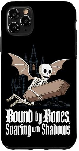 iPhone 11 Pro Max Satanic Skeleton Coffin Goth Skull Case