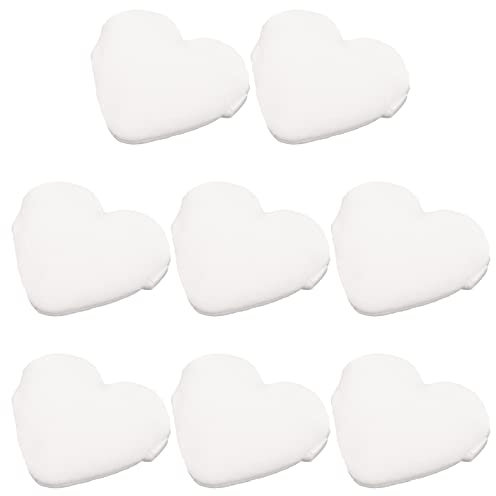 Beavorty 8stücke Herzförmige Puderquasten Make-up Puff Foundation Lose Puderquaste Kompakt Für Foundation Concealer Puder