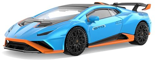 JAMARA 402230 Lamborghini Huracán STO Diecast 1:43 - Modellino auto giocattolo per bambini, regalo per bambini, articolo per fan, verniciatura fedele