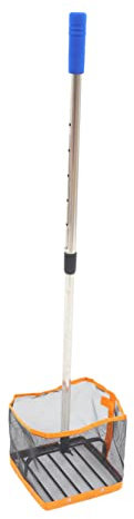 KICHOUSE Teleskopischer Tischtennis Ballheber Mit Feinmaschigem Nylonnetz Tragbarer Robuster Pingpong Ball Picker Für Schnelles Einsammeln Und Zeitersparnis Beim Training