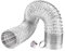 Tuyau d'aération flexible en aluminium non isolé for sèche-linge, for hotte aspirante, sèche-linge, hotte aspirante, cuisine, salle de bain(5m,120mm)