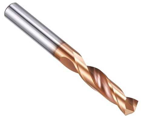 PATIKIL 5.5mm Drill Bit Carbide for Stainless Steel Hard Metal 130° | Twist Jobber Bits Straight Shank for Drilling Hard Metal Alloy Steel Stainless Steel Titanium Alloys