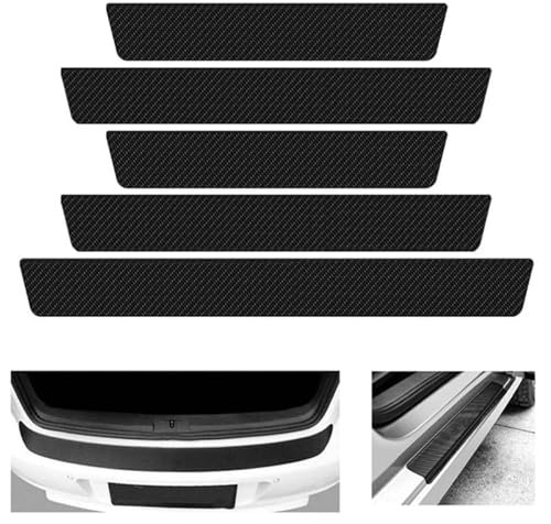 OPNHAY Auto Einstiegsleisten für BMW M2, Auto Kohlefaser Anti Scratch Türschweller Aufkleber, Auto Trittplatten Schutz Leisten - Türeinstiegsschutz Folie