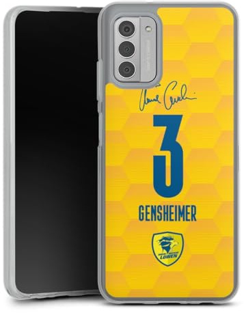 DeinDesign Silikon Hülle kompatibel mit Nokia G 42 5G Case transparent Handyhülle Rhein-Neckar-Löwen Handball Gensheimer