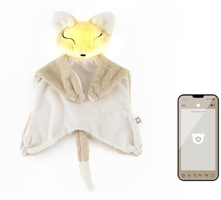 myHummy Dou Dou Fuchs Couverture avec application – Ton de cœur et bruit blanc