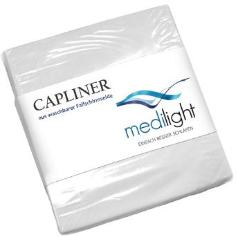medilight Cupliner Staubschutz für Wasserbetten aus Fallschirmseide Capliner Topliner (200_x_220_cm)