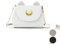 YARBAR Damen Umhängetasche Kawaii Schultertaschen Süße Katzenform Schulter Handtaschen Casual Taschen Pu Leder (Weiß)