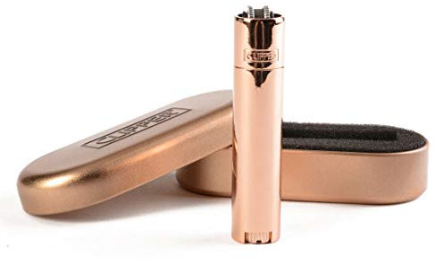 [Limited Edition] Rose Gold Metal Clipper Lighter with Case by LizzyÃ‚® by Clipper