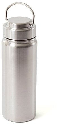 Isolierflasche YIN von ECO Brotbox | Edelstahl Trinkflasche lebensmittelecht ohne Schadstoffe | spülmaschinenfest mit 0,5 L Füllvolumen | Zum Mitnehmen von Getränken für Kinder und Erwachsene