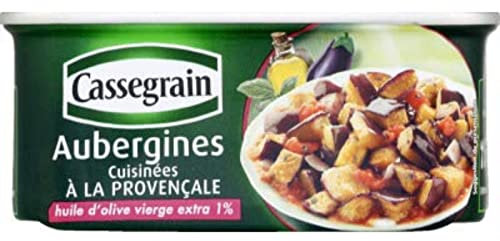 Cassegrain Aubergines cuisinées à la provençale - La boîte de 185g