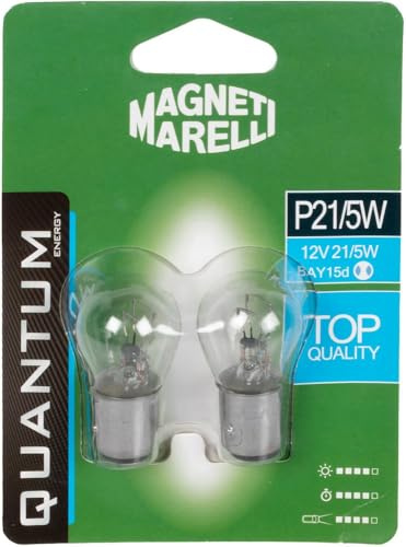 Quantum Energy Magneti Marelli P21/5W Paar biluce Autolampen 12V 21/5W BAY15D Anschluss